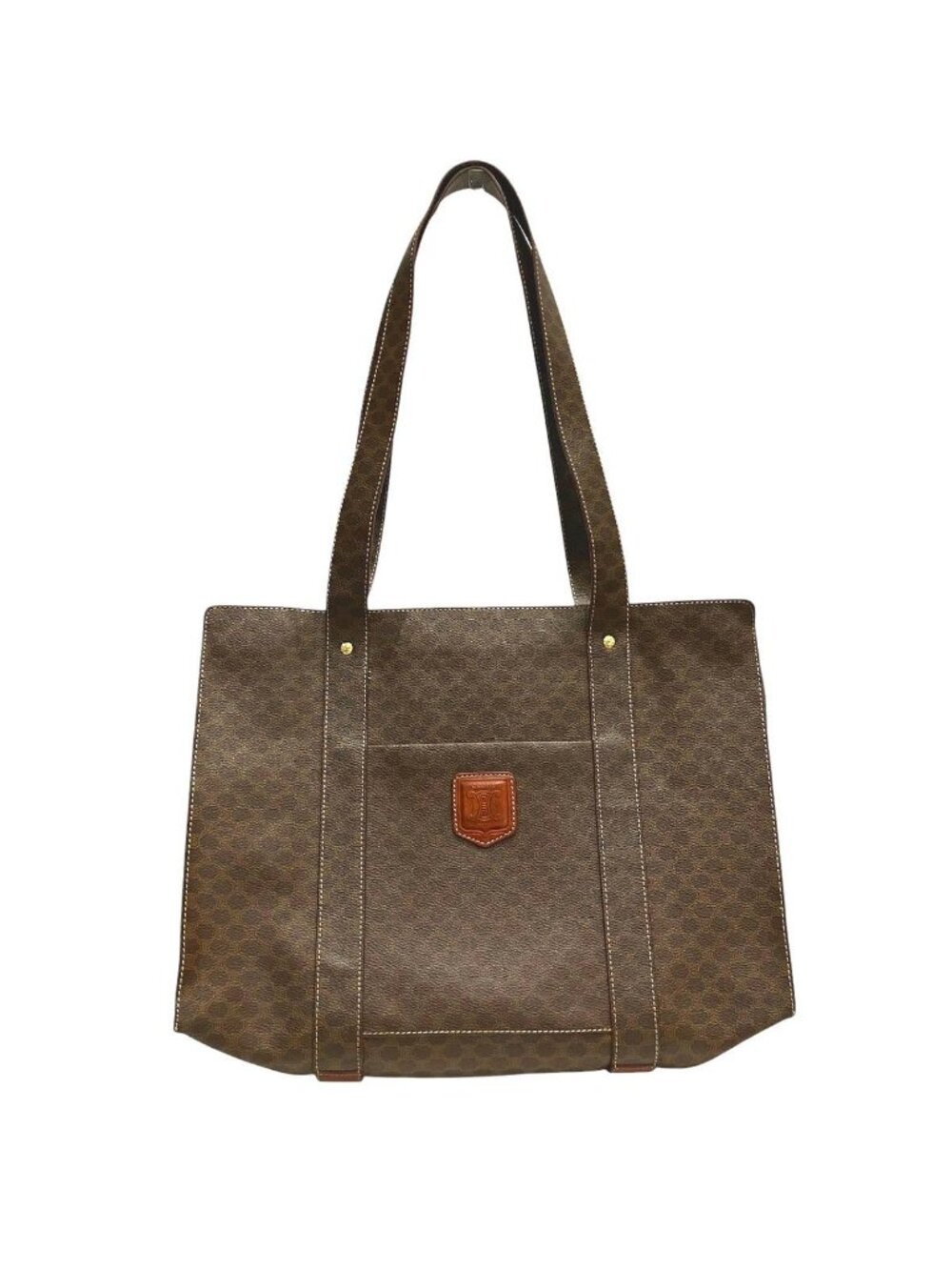 Celine Macadam Tote Bag Brown